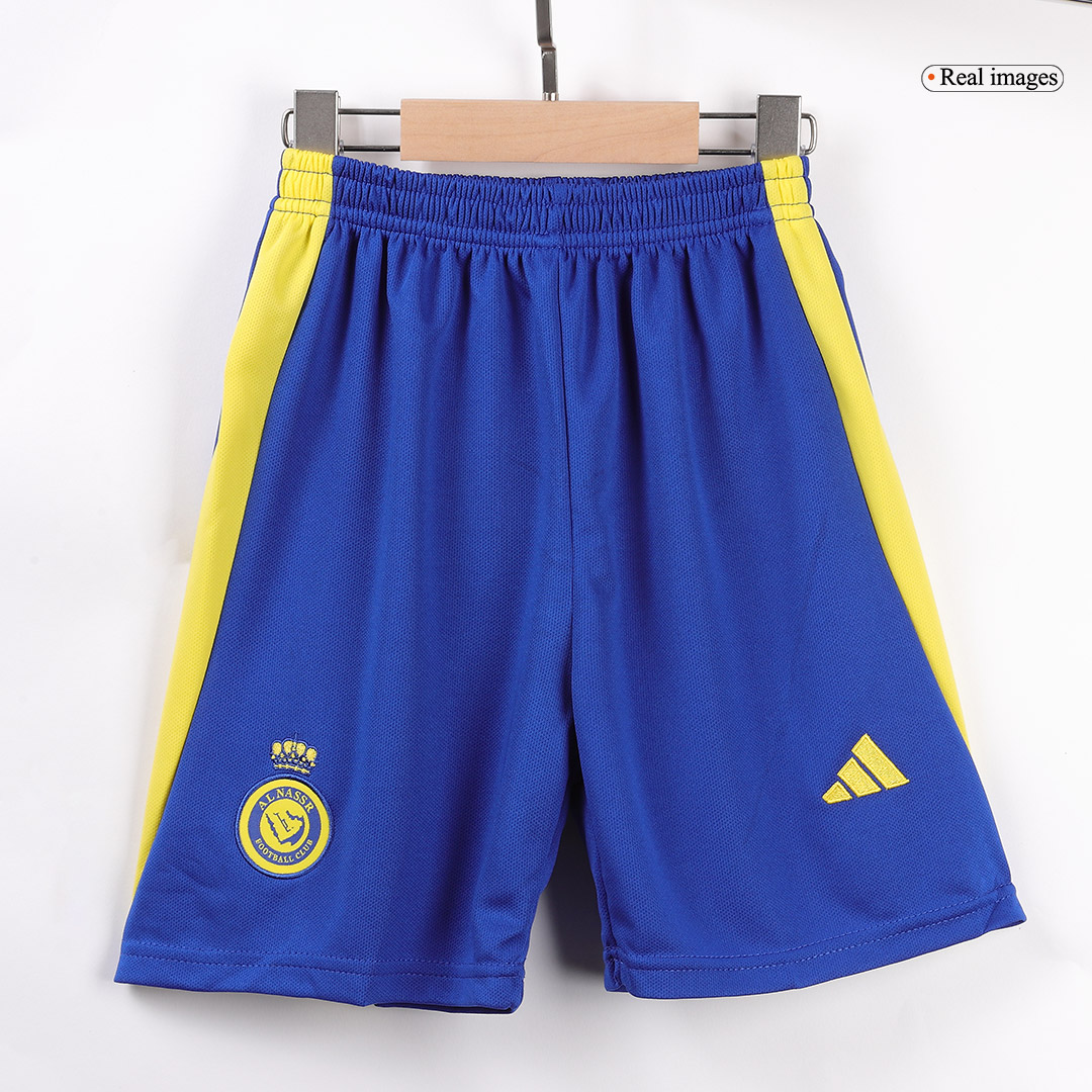 RONALDO #7 Al Nassr Home Kids Soccer Jerseys Kit - ACL