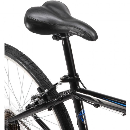 700c Schwinn Pathway Men’s Multi-Use Bike, Black