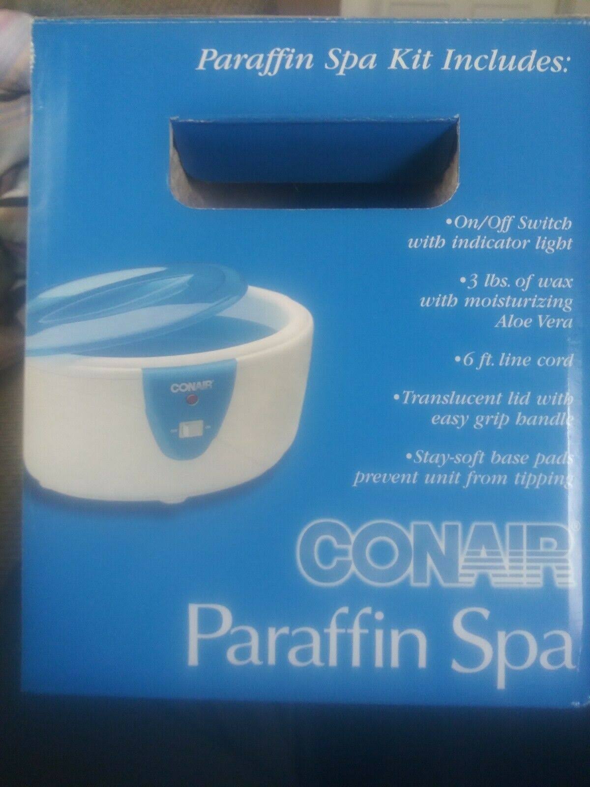 Conair Professional Paraffin Heat Therapy Spa Aloe Vera PB2 Bonus 20 Liners NIB