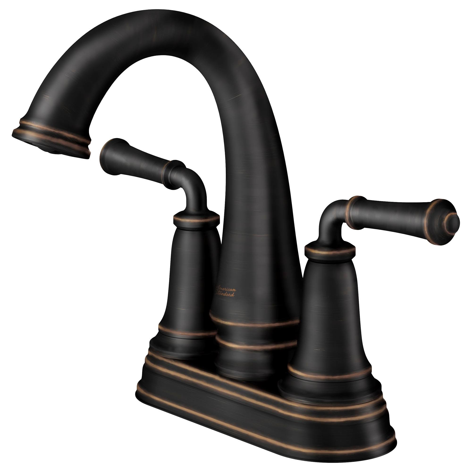 American Standard 7052207.013 Delancey Centerset Bathroom Faucet with Pop-Up Drain, Polished Nickel