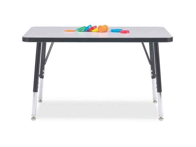 Berries Rectangle Activity Table Adult 30x72x22 Gray