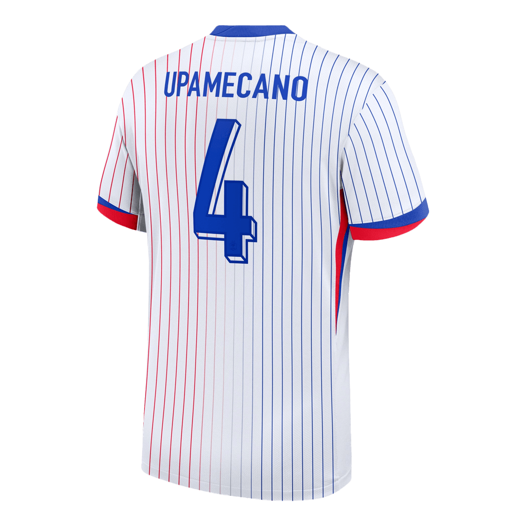 UPAMECANO #4 France Away Soccer Jersey
