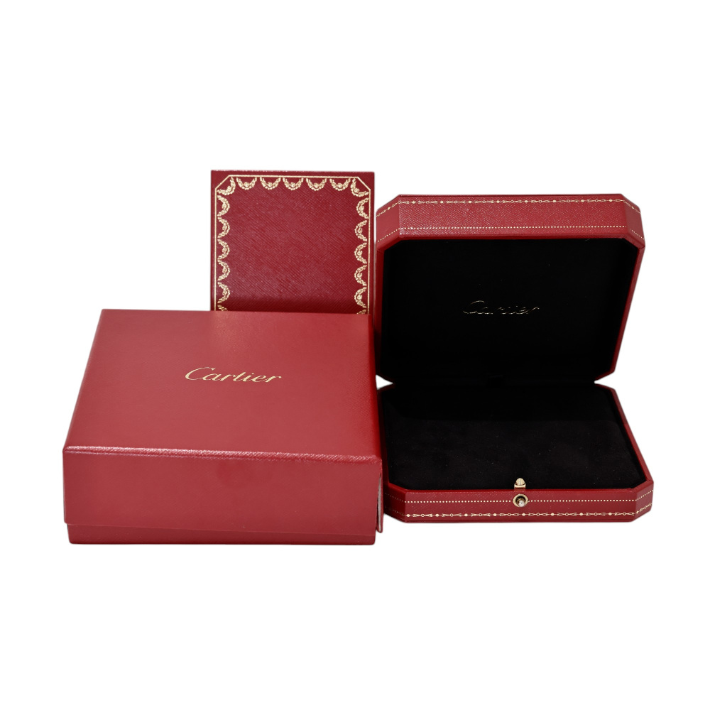 Cartier C Do Logo Double C Necklace 18K Rose Gold Diamond B7219200