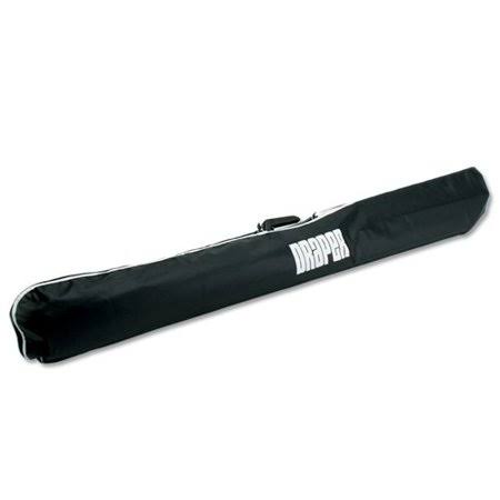 Draper Diplomat/R with Carpeted Case Matte White Portable Projection Screen 215014