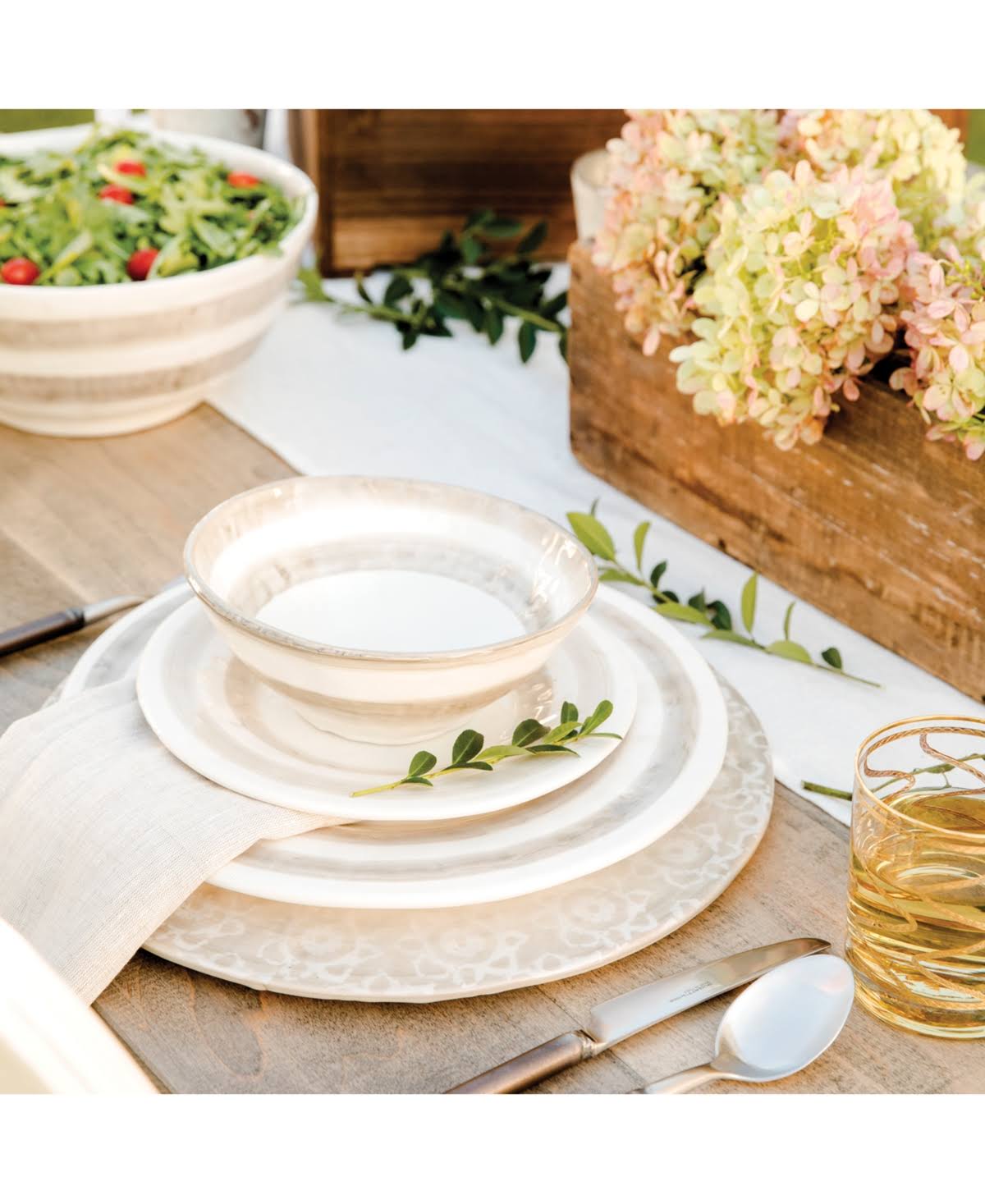 Vietri Lastra Small Oval Platter - White
