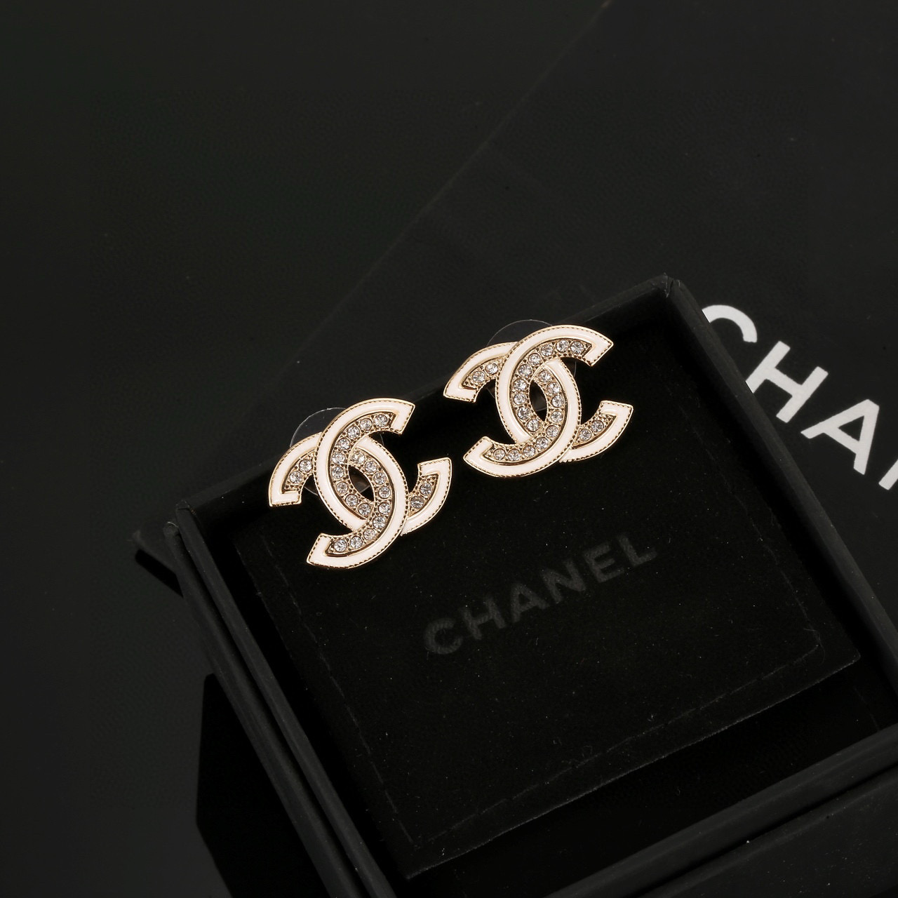 Chanel's classic Double C stud earrings - cnluxepick