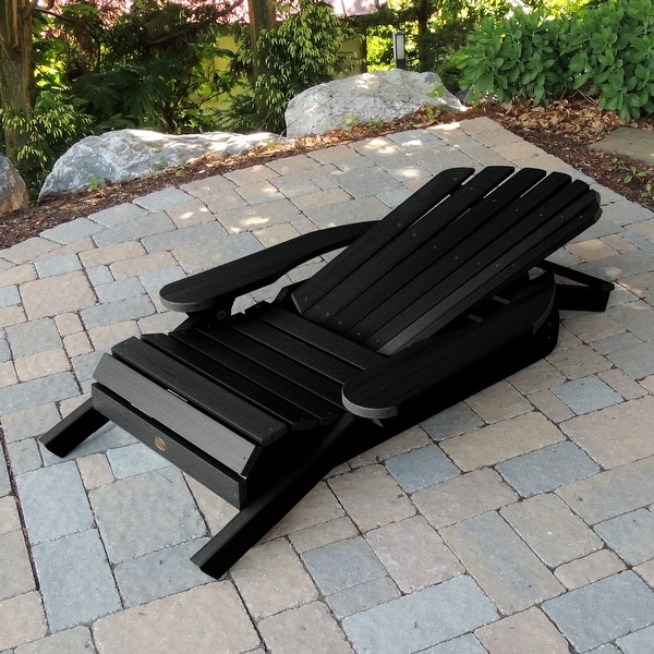 Highwood Hamilton Reclining Adirondack Chairs (Set of 2)