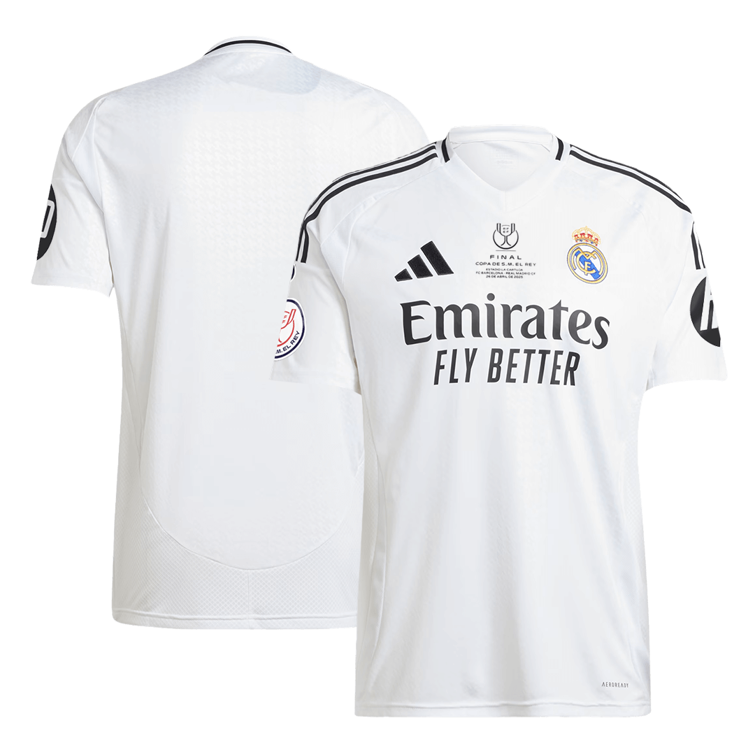 Real Madrid Home Soccer Jersey - Copa del Rey Final