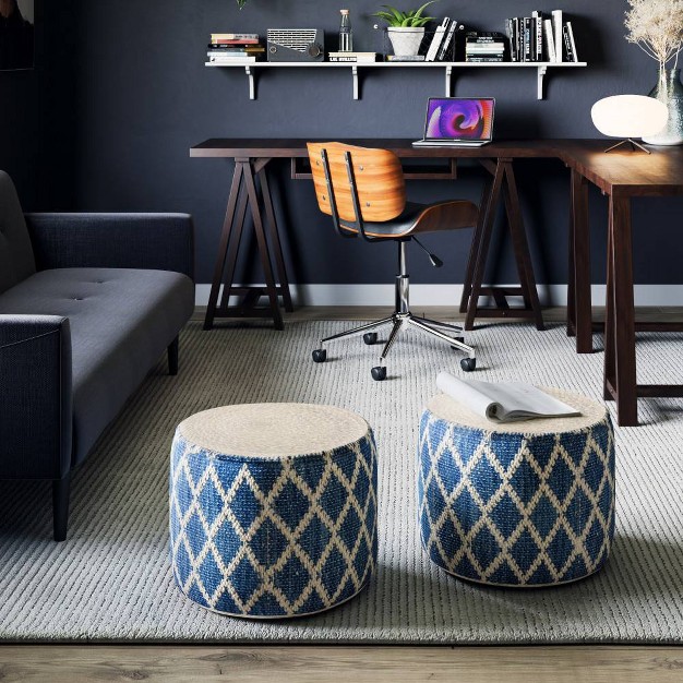 Nesbitt Round Pouf Wyndenhall
