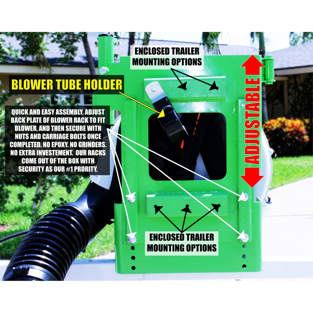 Green Touch Xtreme Pro Series Lockable Backpack Blower Rack