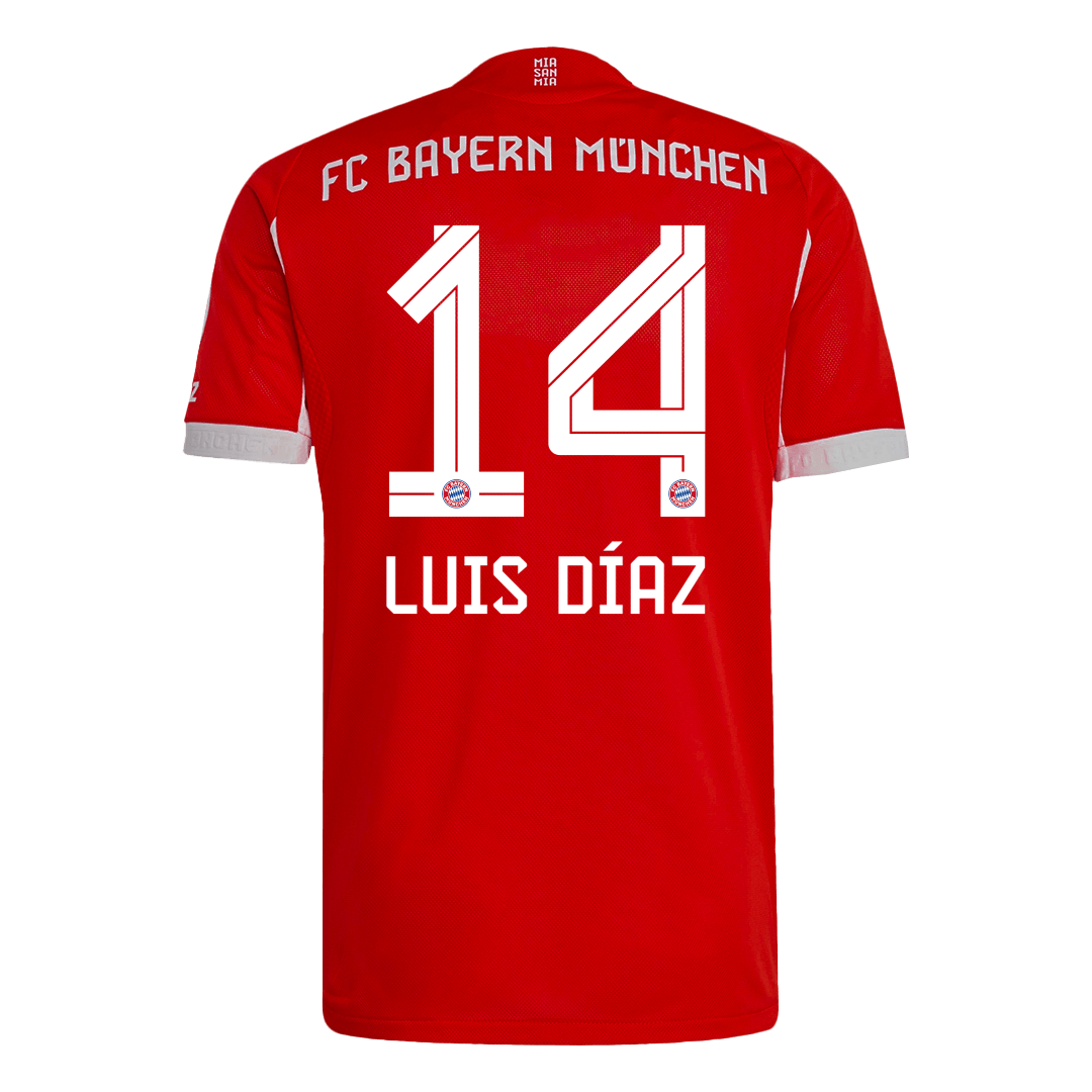 LUIS DÍAZ #14 Bayern Munich Home Player Version Jersey 2025/26