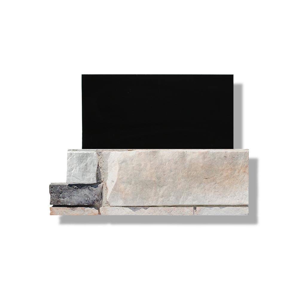 Silvermine Stone 6 in. x 24 in. Stone Veneer Ledgestone Pre-Cut Corners Dover Cliff (Box of 8)