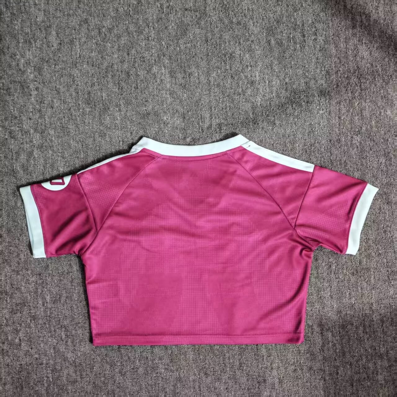 Real Madrid Home Woman Cropped Jersey