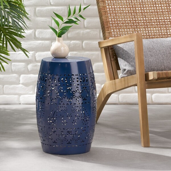 Lace Cut Design Metal Frame SIDE TABLE