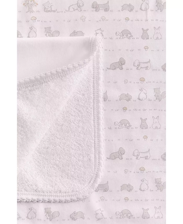babycottons In The Woods Premium Burp Cloths Pack of 2 for Infants