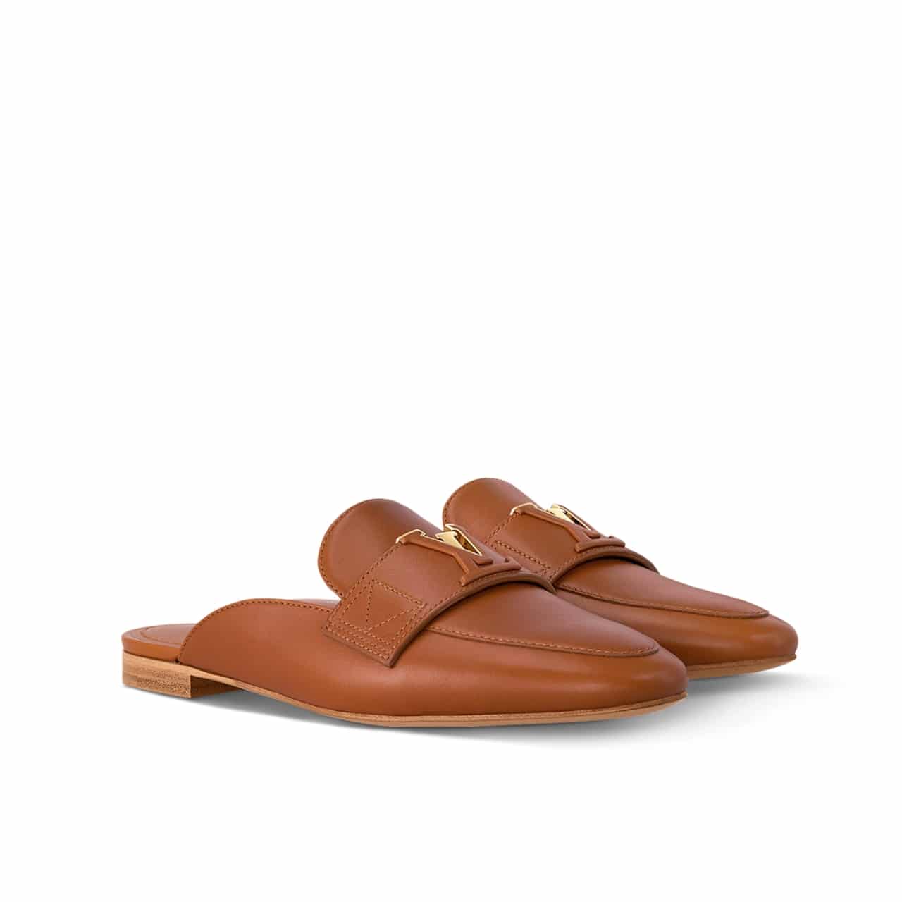 Louis Vuitton Mare Open Back Loafer Cognac 1Ach7J
