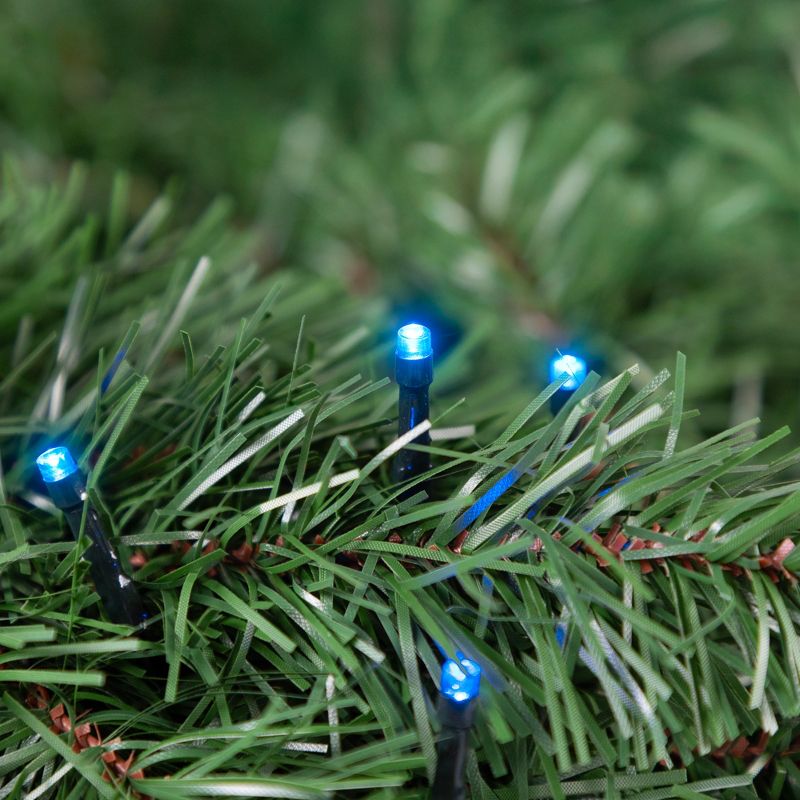 Northlight LED Wide Angle Christmas Lights - Blue - 9.5' Green Wire - 20ct