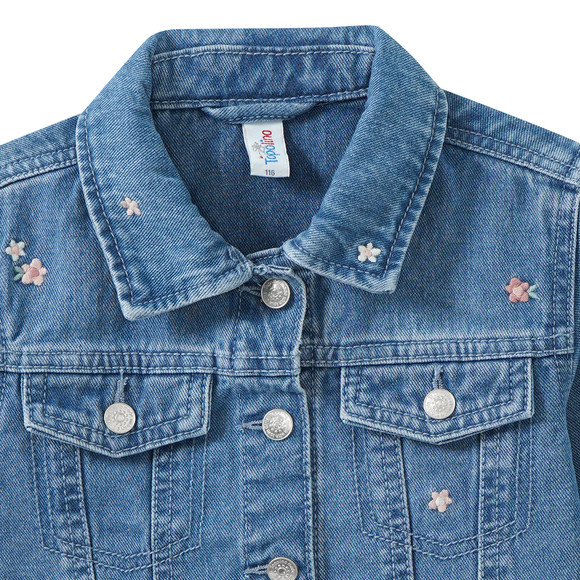 Topolino Mädchen Jeansjacke mit Applikationen