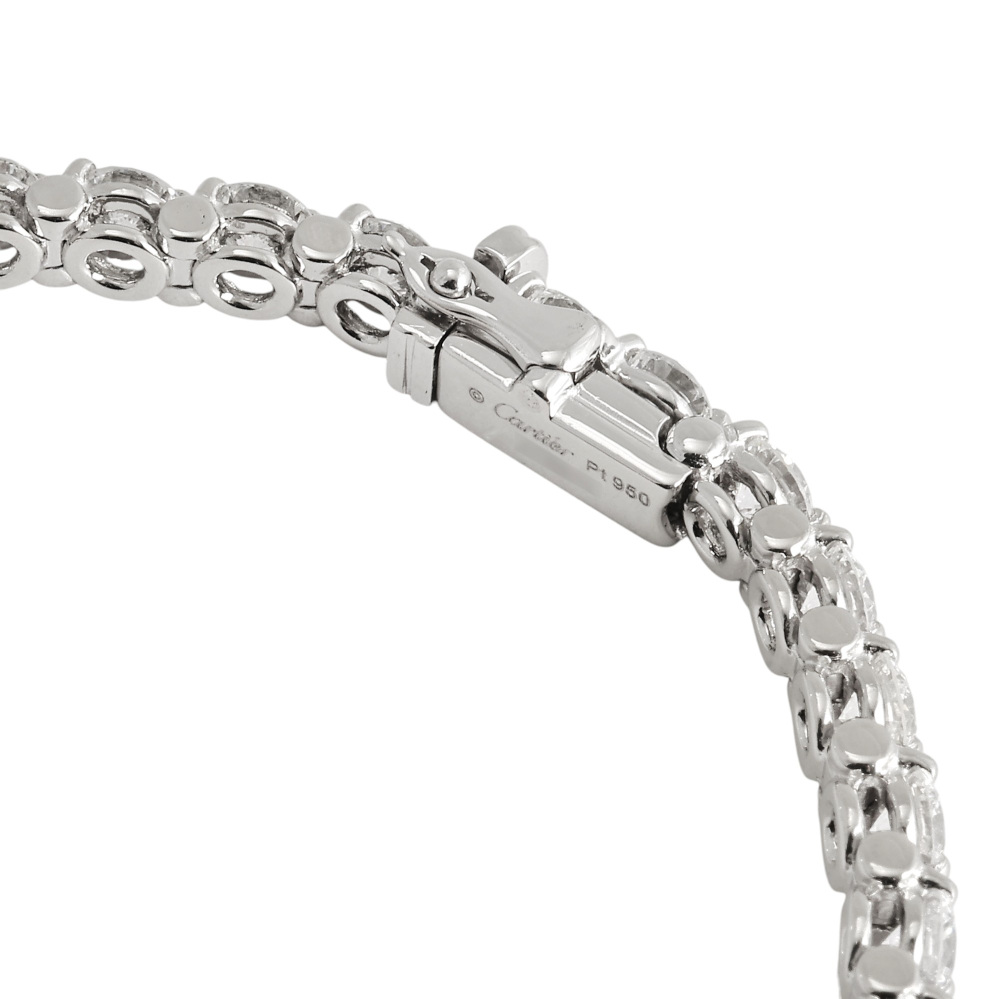 Cartier Tennis Bracelet Platinum Diamond N6006600