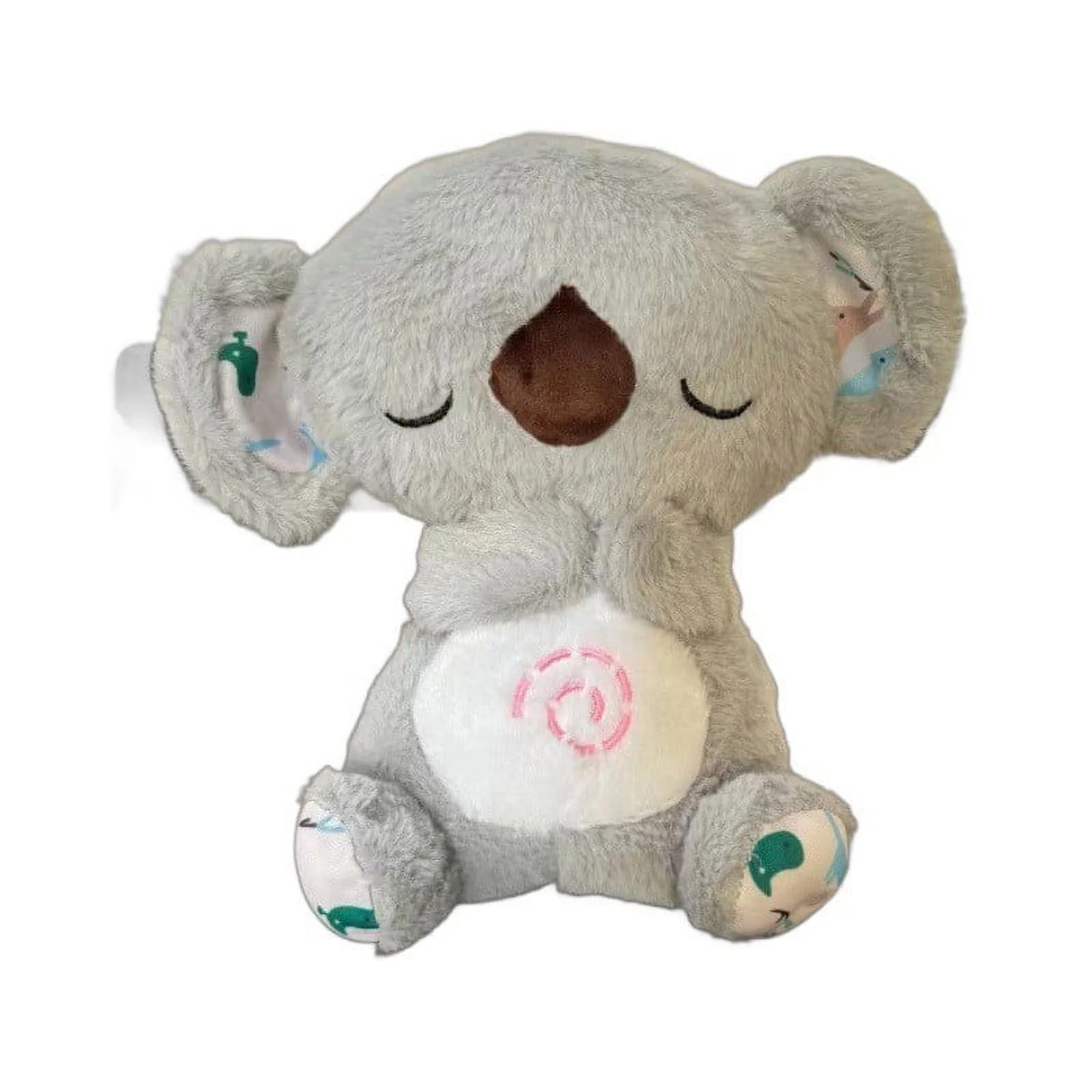 Little Otter Baby Sleep Music Doll Breathing Bear Otter Koala Plush Toy Suitable for Early Education Newborns 0+Months