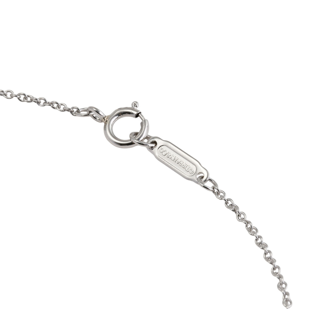 Tiffany & Co. Open Circle Necklace Platinum Diamond 60007189