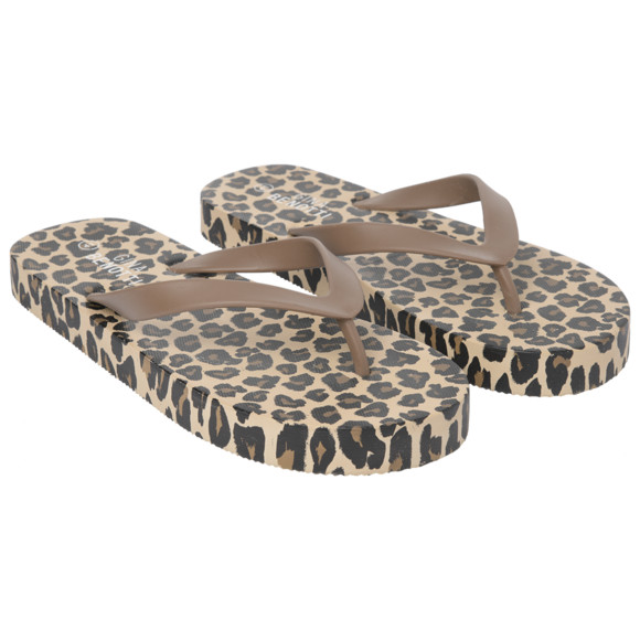 Gina Benotti Damen Sandalen mit Leo-Muster