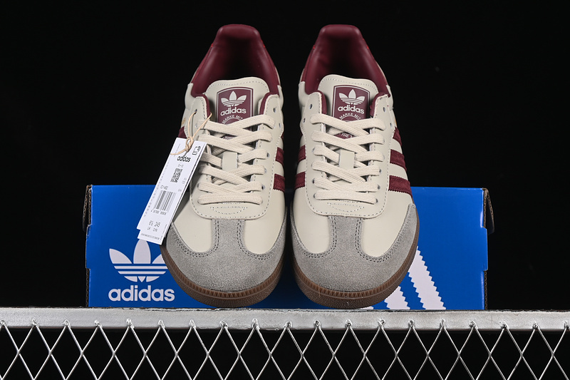 Adidas Samba Og Putty Grey/Maroon/Gold Metallic ID1482