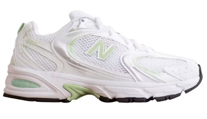 New Balance 530 White Pastel Green ASOS Exclusive MR530AOO Casual Running Shoes
