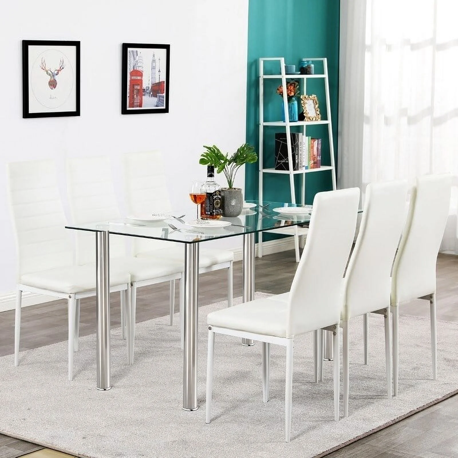 Silver Orchid  Millner 7-piece Dining Set