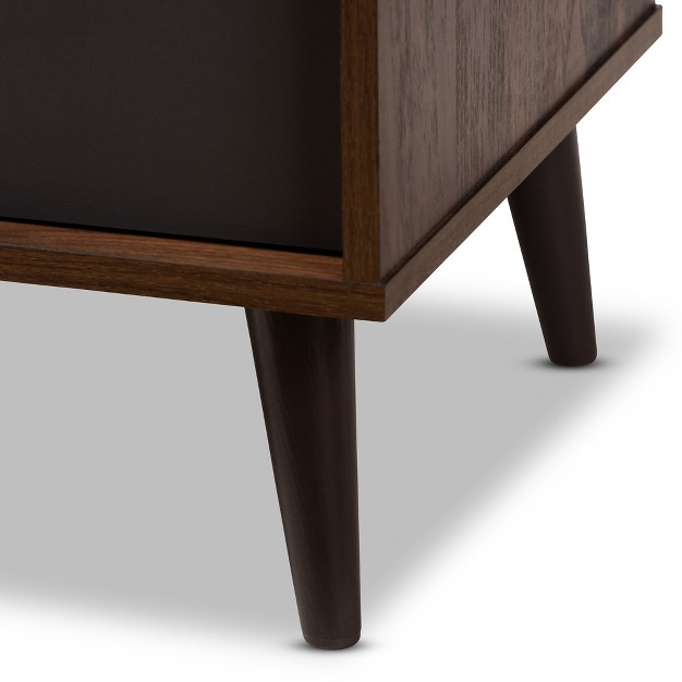 Walnut Brown dark Gray Baxton Studio