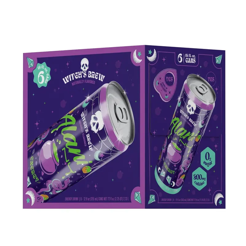 Witch’s Brew Sugar-Free Energy Drink – 12-Fl-Oz Cans, 6-Count