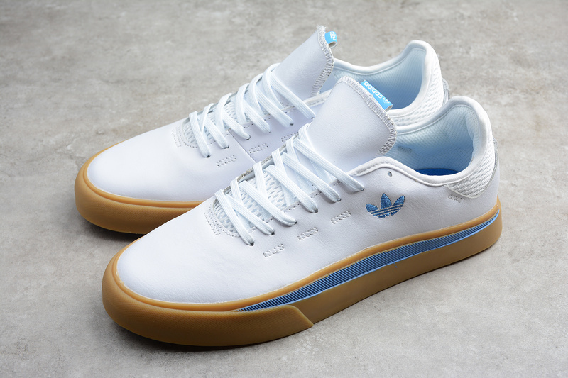 Adidas Samba Og Shoes Cloud White/Blue/Brown EE6095