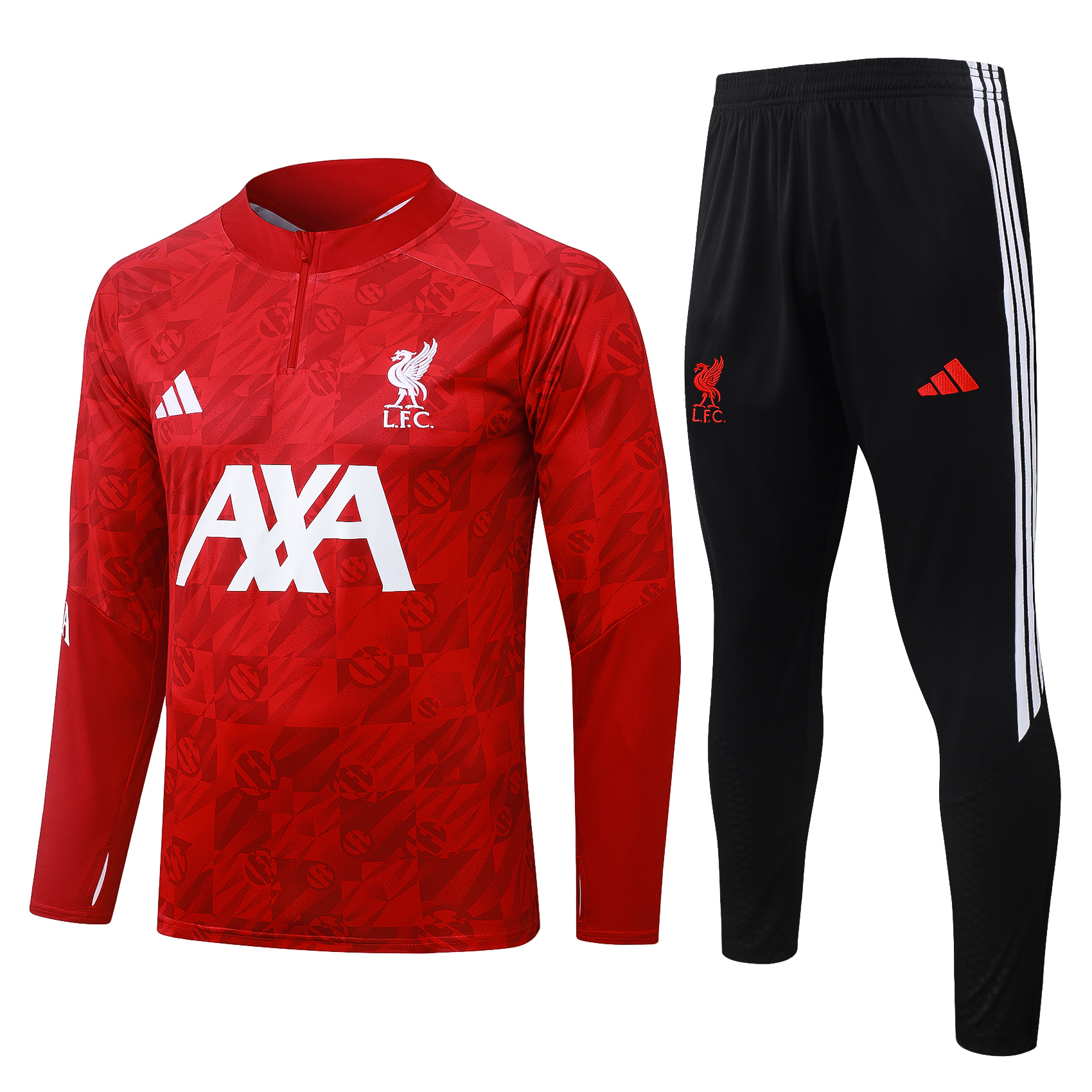 LVP 26/27 Half Zipper Training Suit - Red