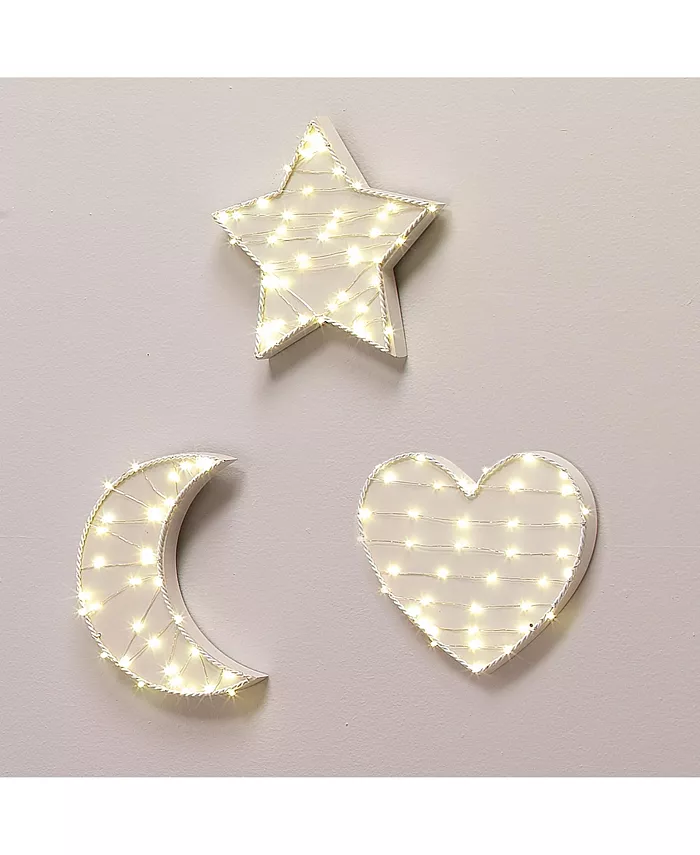 Lambs and Ivy Signature Star LED Light Up Wall Decor Wall Hanging