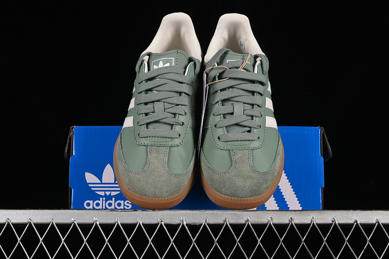 Adidas Samba Og White/Green/Brown IF7011