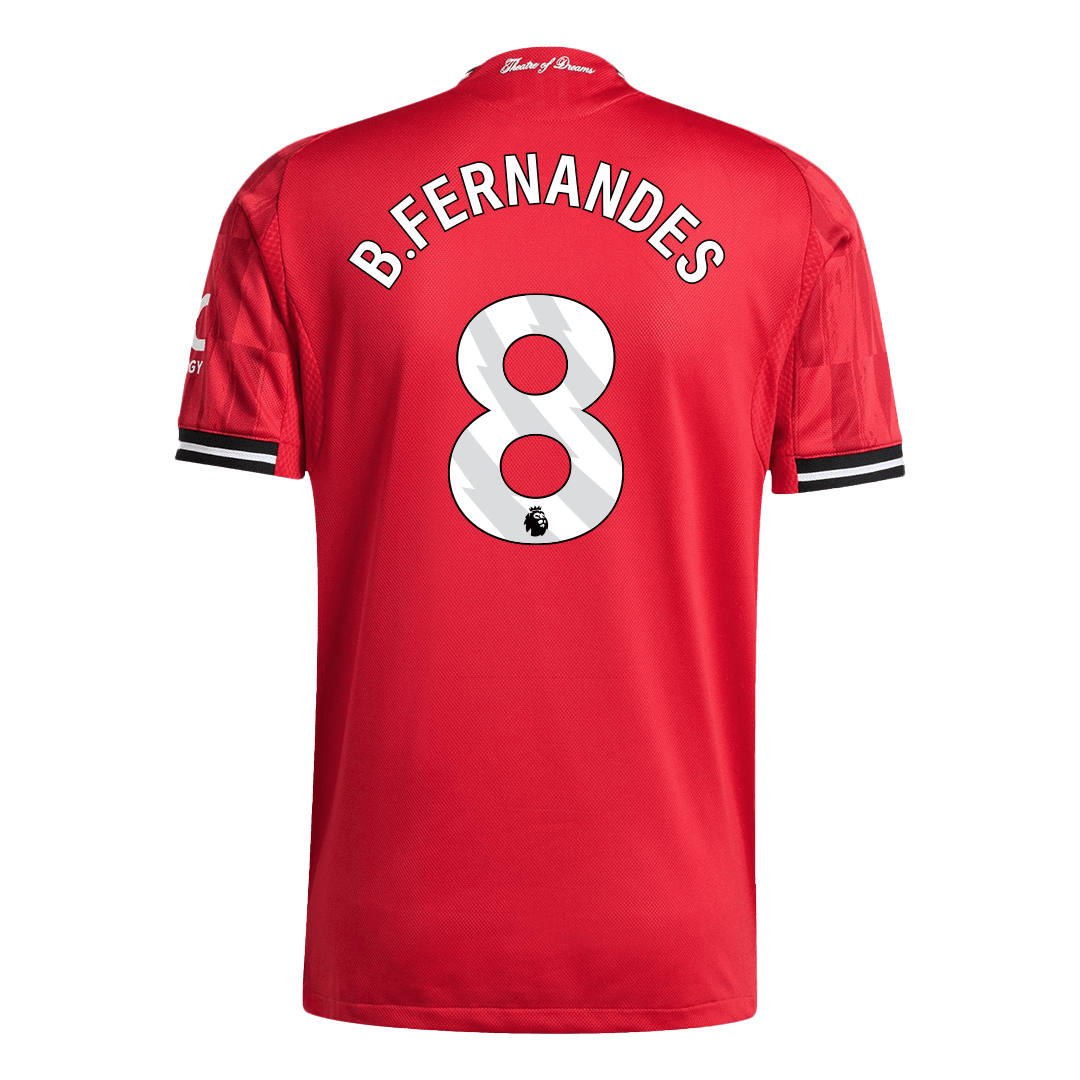 B.FERNANDES #8 Manchester United Home Player Version Jersey 2025/26