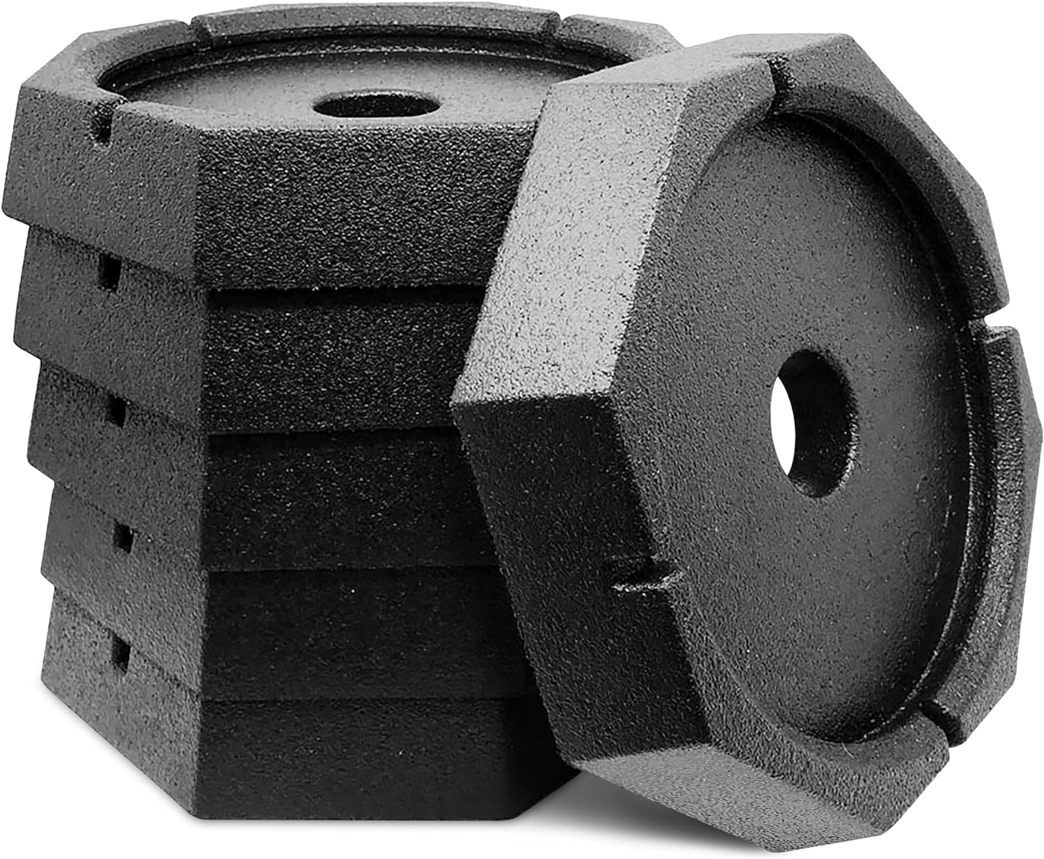 SnapPad XTRA 6-Pack RV Leveling Pads C Heavy Duty 9 Jack Stabilizers for LCI Systems, Made in USA