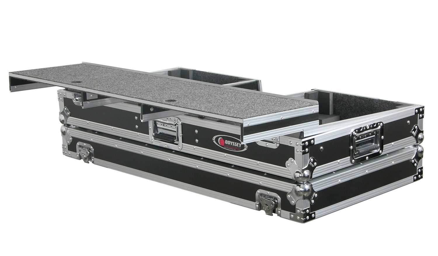 Odyssey FZGSPBM10W Remixer Turntable DJ Coffin Case 10x22
