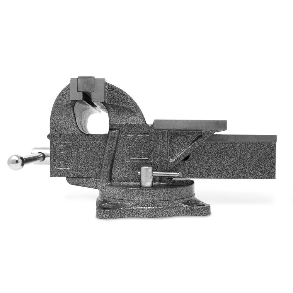456BV 6 in. Heavy-Duty Cast Iron Bench Vise with Swivel Base