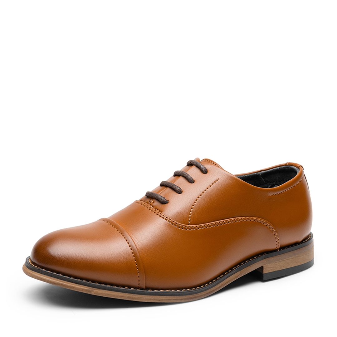 Boys' Cap-Toe Oxford Dress Shoes