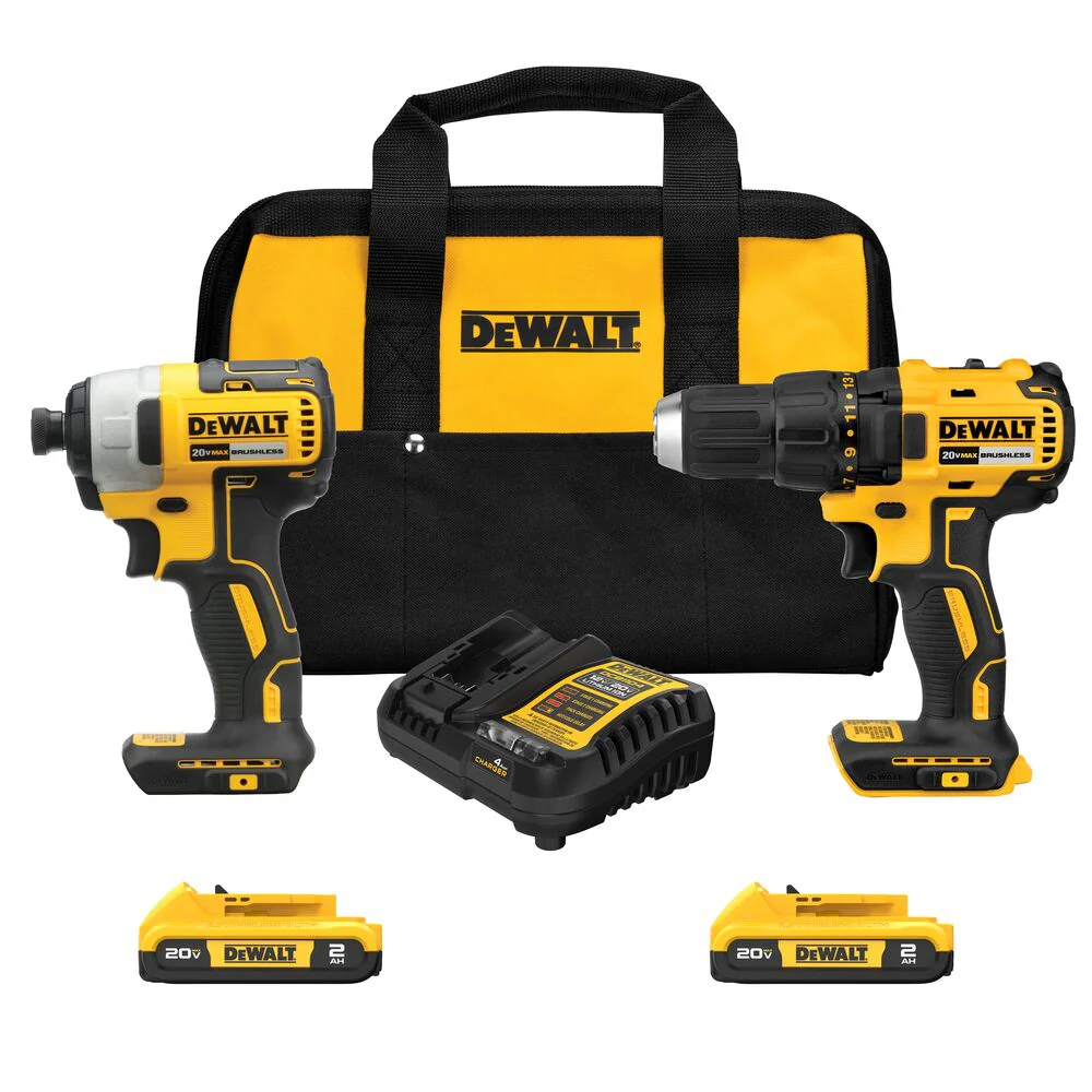 2026 DeWalt DCK277D2 20V MAX* Brushless 2-Tool Combo Kit