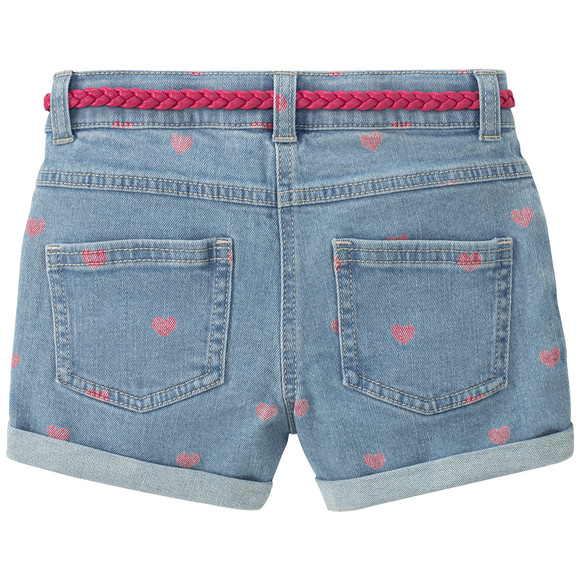 Jonas Nielsen Mädchen Jeansshorts mit Gürtel