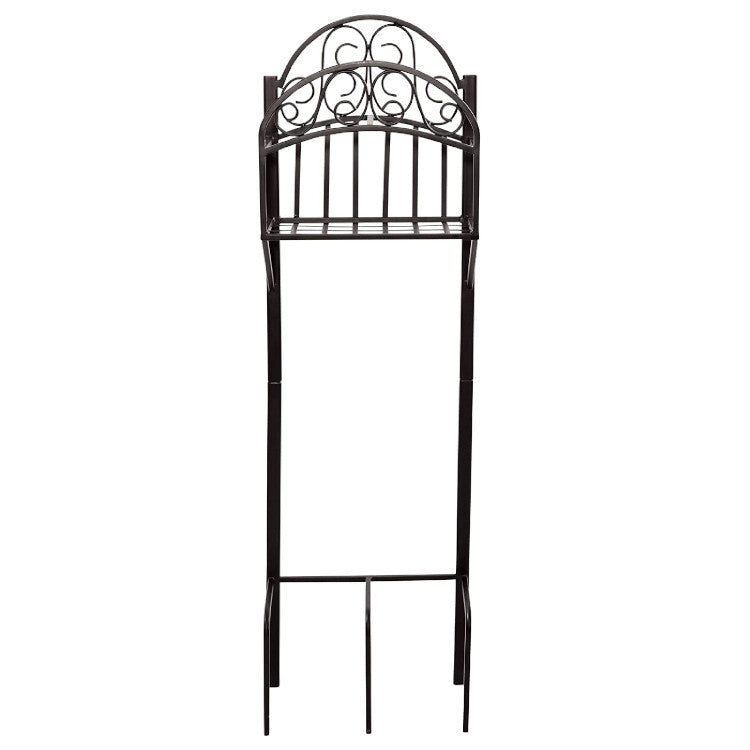 Liberty Garden 125′ Hose Stand With Shelf