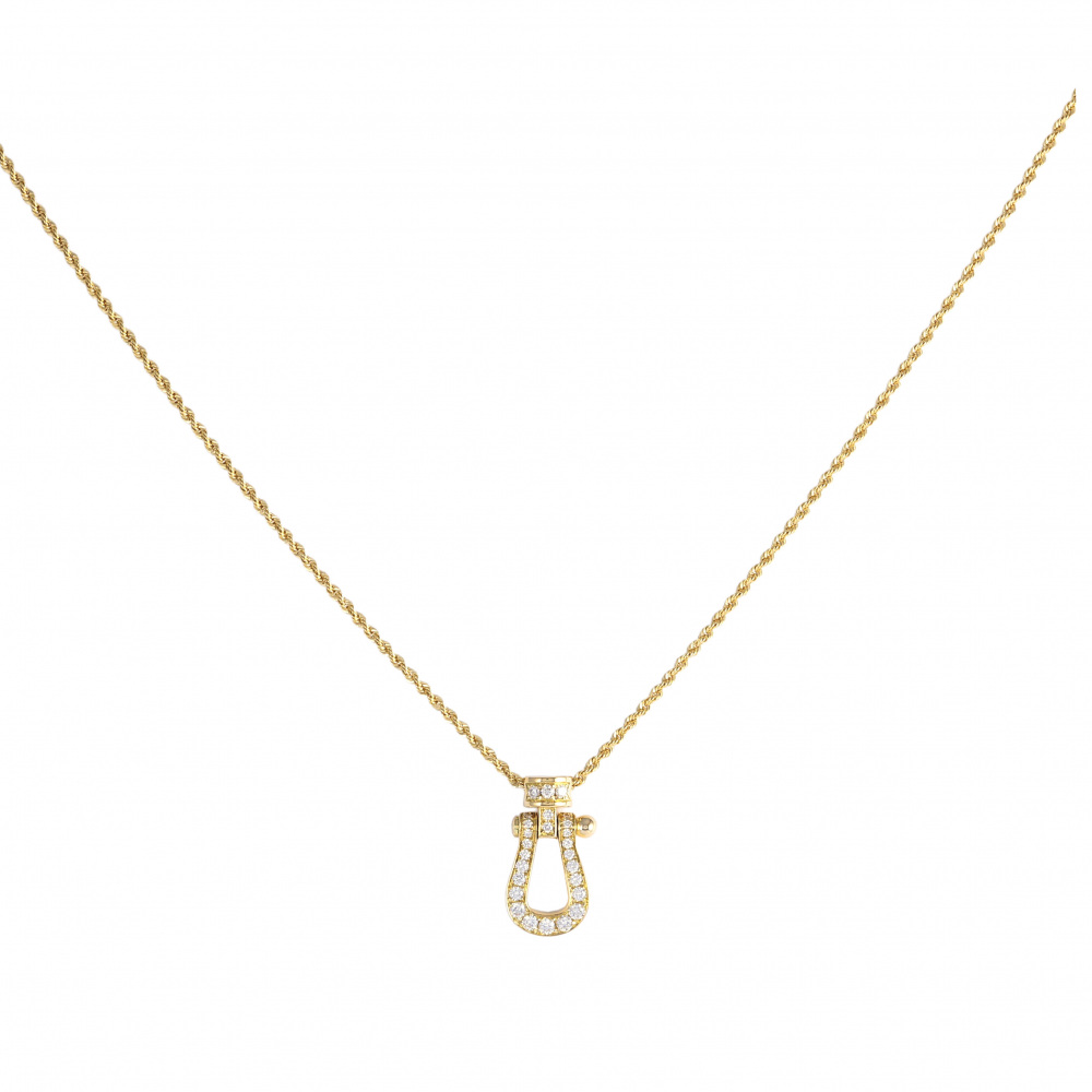 FRED Force 10 Necklace 18K Yellow Gold Diamond