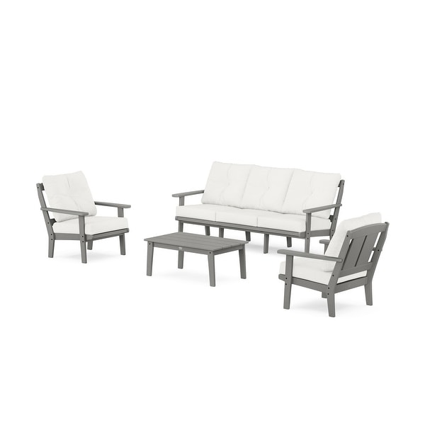 POLYWOOD Mission 4Piece Deep Seating Set with Sofa