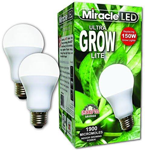 Miracle LED Commercial Hydroponic Ultra Grow Lite - Replaces Up to 150W - Daylig