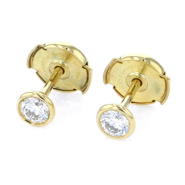 Tiffany & Co. Elsa Peretti By the Yard Earrings 18K Yellow Gold Diamond