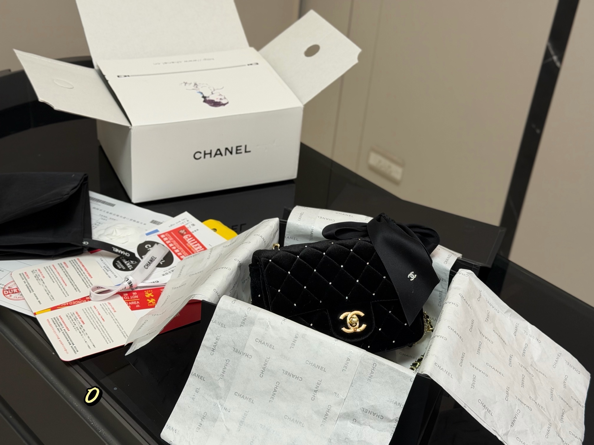 Chanel Gold Globe Square Bag - cnluxepick