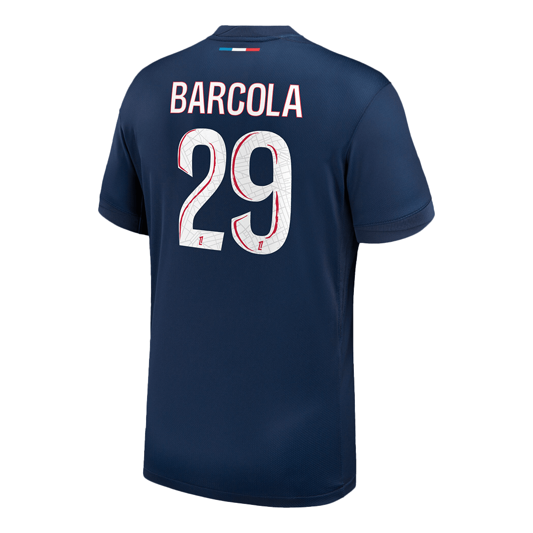 BARCOLA #29 PSG Home Soccer Jersey