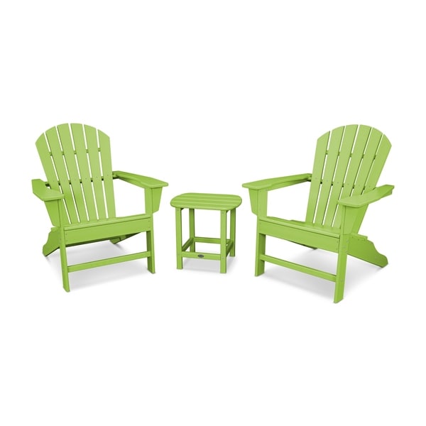 POLYWOOD South Beach Adirondack Chair 3Piece Set